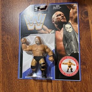 Throwback WWE Mattel Retro Stone Cold Steve Austin Action Figure